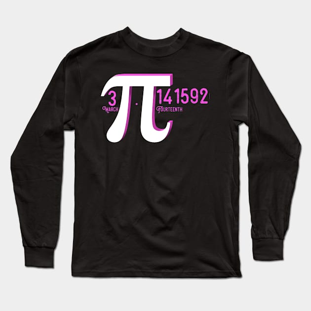 International Pi Day Math Teacher Gift Long Sleeve T-Shirt by ScienceNStuffStudio